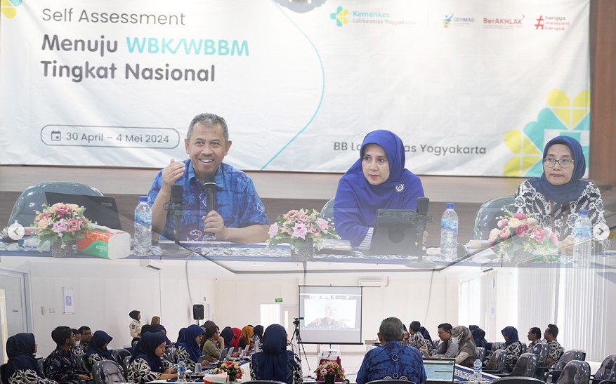 BB Labkesmas Yogyakarta Laksanakan Self Assessment Menuju WBK/WBBM Tingkat Nasional